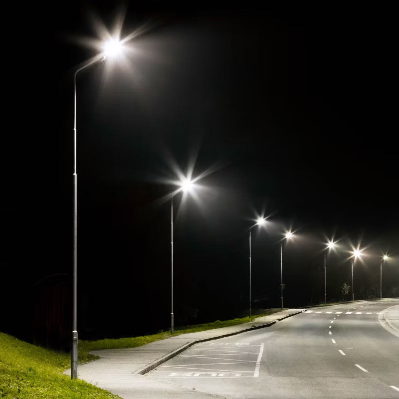 Solarlampe VIA 500 lm 6000K Sort IP54