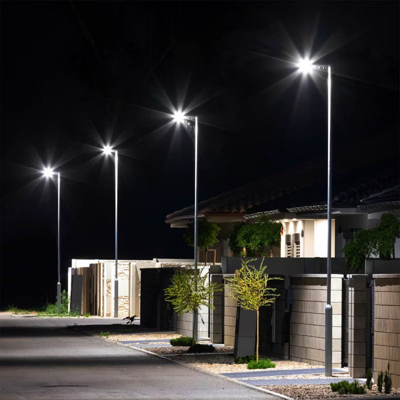 Solarlampe VIA 500 lm 6000K Sort IP54