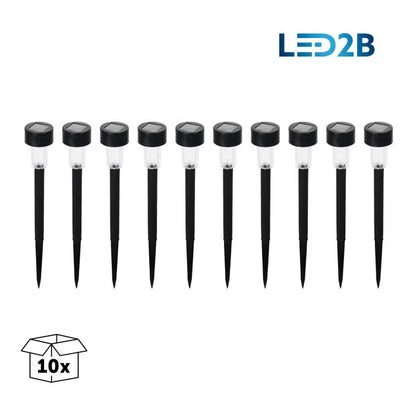 Solarlampe Zen 31x4,5 cm Sort LED IP44
