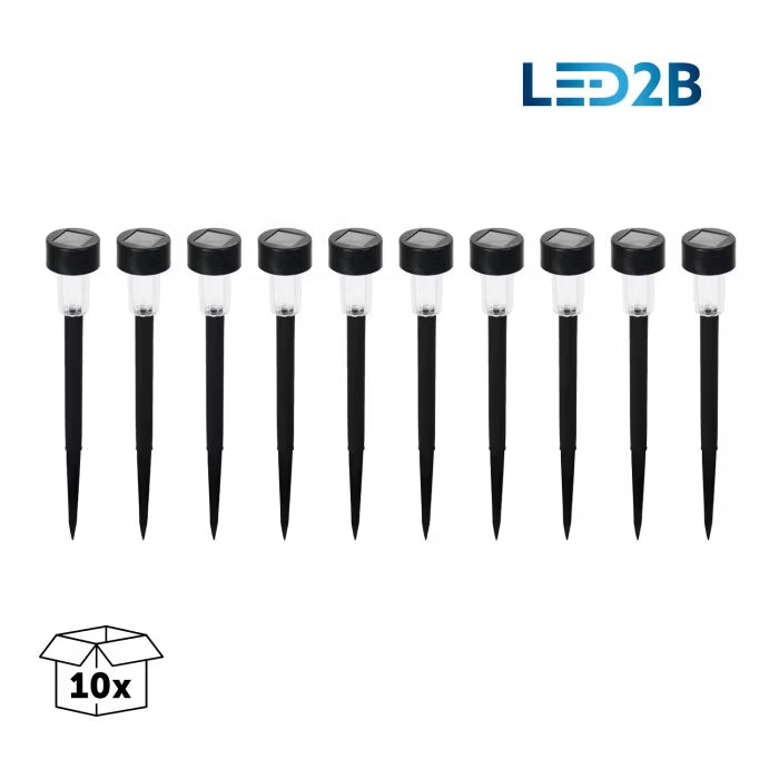Solarlampe Zen 31x4,5 cm Sort LED IP44