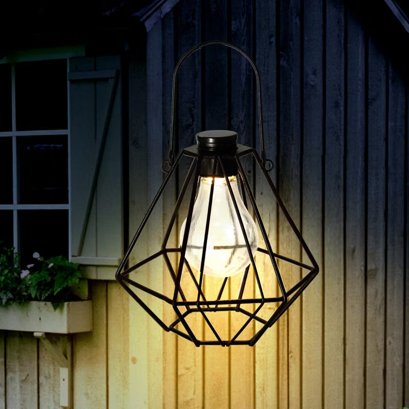 Solarlanterne Mini 15x13 cm Sort IP44