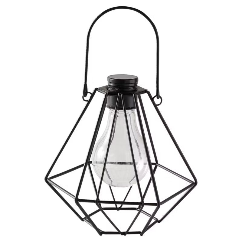 Solarlanterne Mini 15x13 cm Sort IP44
