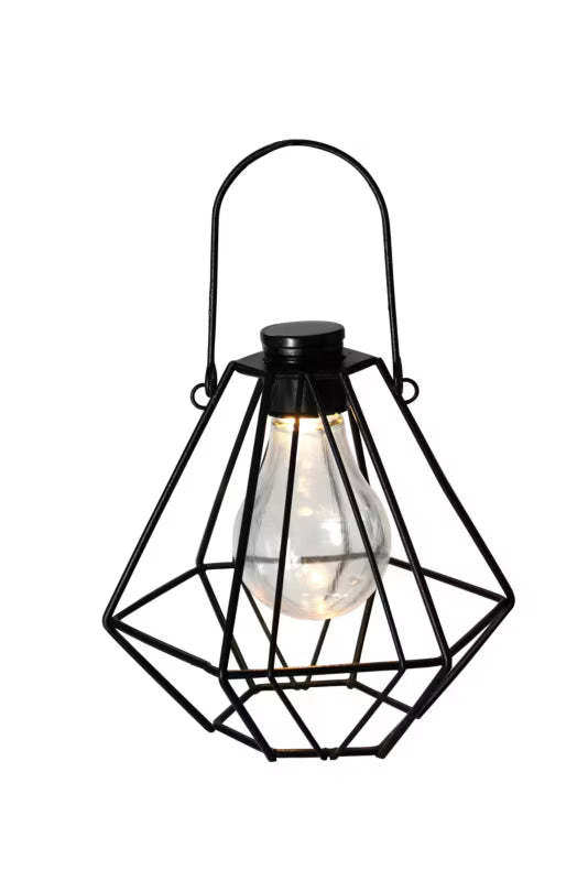 Solarlanterne Mini 15x13 cm Sort IP44