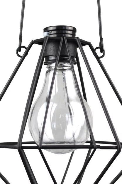 Solarlanterne Mini 15x13 cm Sort IP44