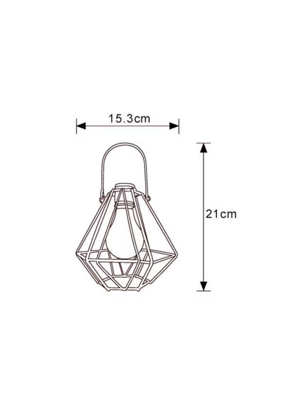 Solarlanterne Mini 15x13 cm Sort IP44