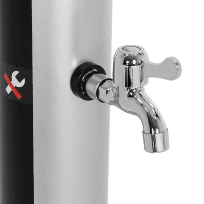 Solbruser 35 Liter 217 cm Sort Sølv med Fodbruser