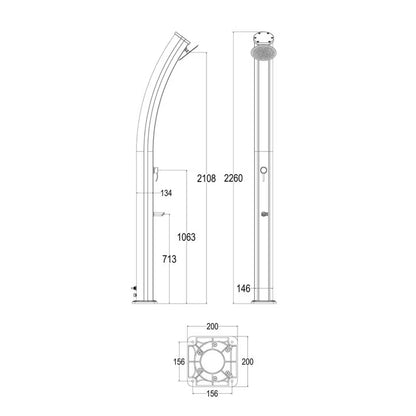 Solbruser Dafne 35 Liter 226 cm