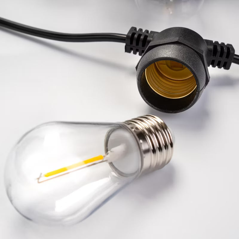 Solcelle Lyskæde SOLENA 10,4 m 15 LED med Fjernbetjening