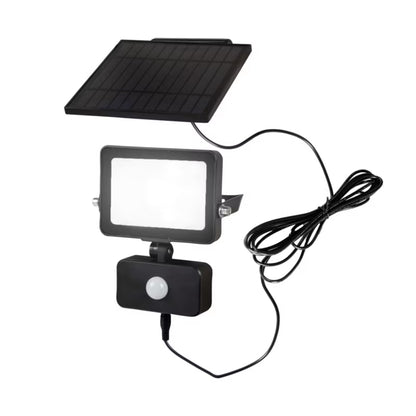 Solcelle Projektør LED med Sensor 600 lm Sort