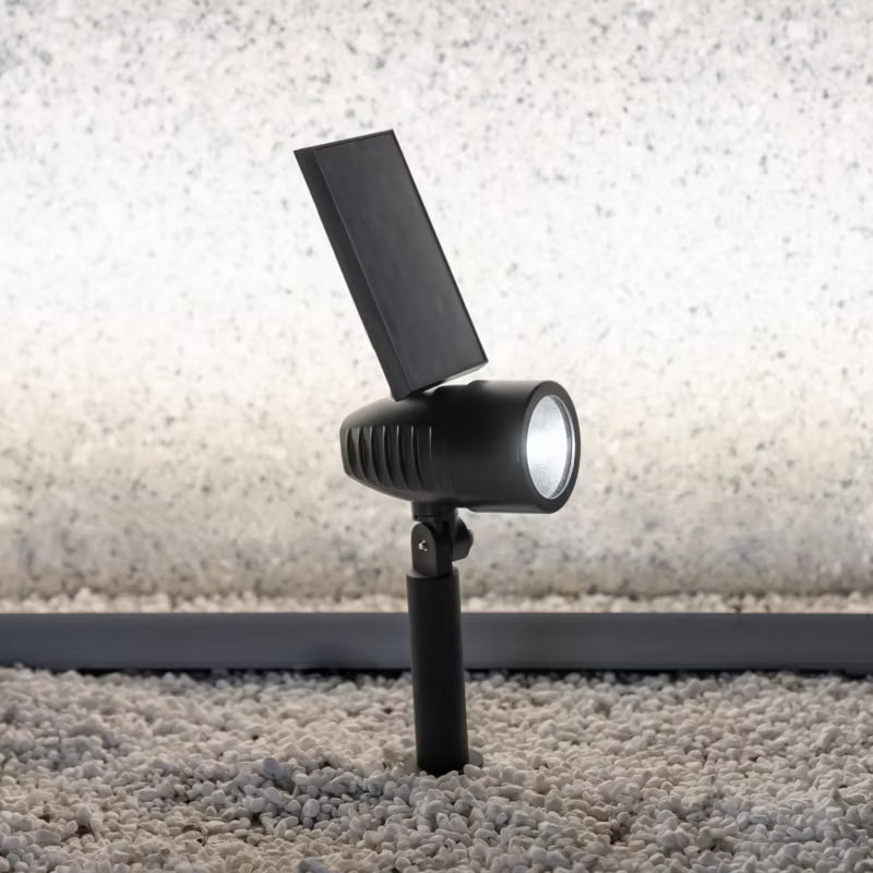 Solcelle Spot 100 lm 5000K Sort IP44 | 5059340853994