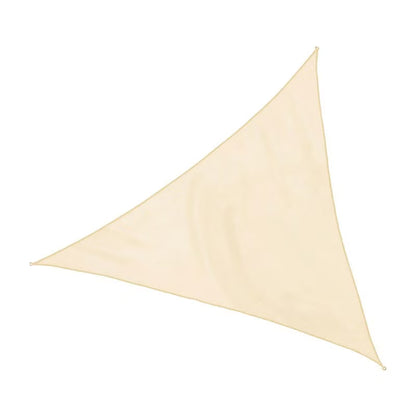 Solsejl Trekantet 3,6x3,6x3,6 m Beige