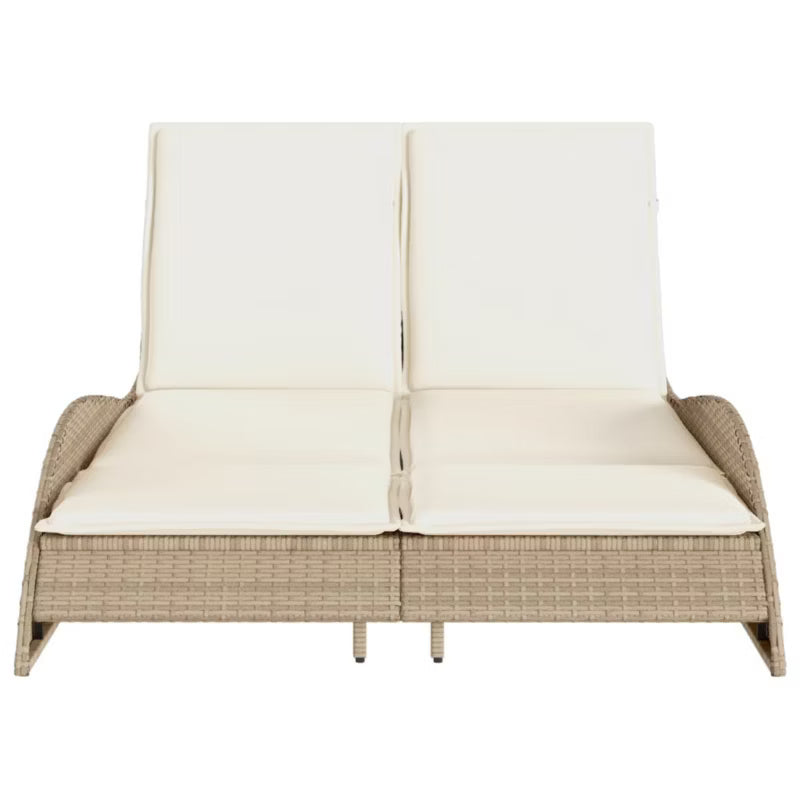 Solseng 114x205 cm Beige med Hynder