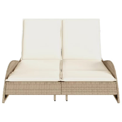 Solseng 114x205 cm Beige med Hynder