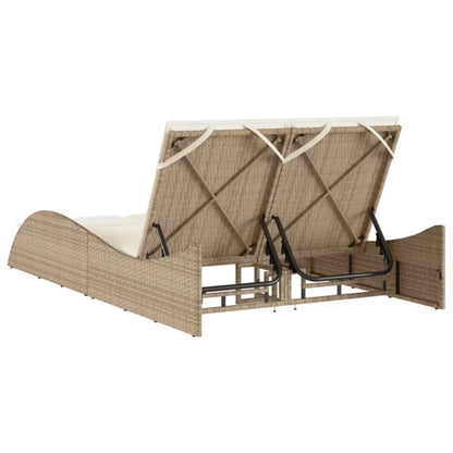 Solseng 114x205 cm Beige med Hynder