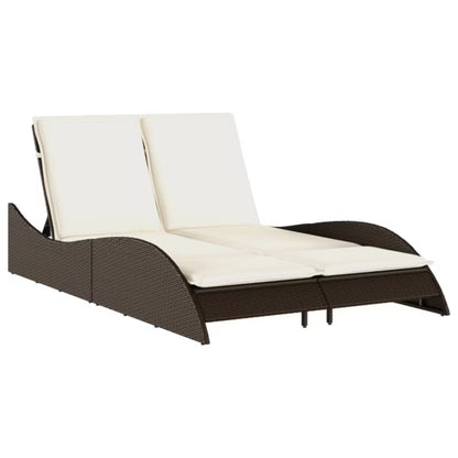 Solseng 114x205 cm Brun med Hynder