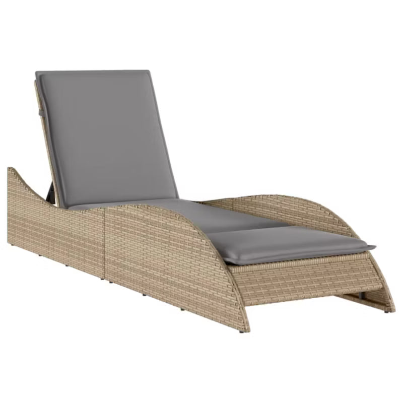 Solseng 60x205 cm Beige med Hynde