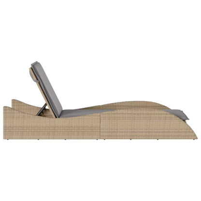 Solseng 60x205 cm Beige med Hynde