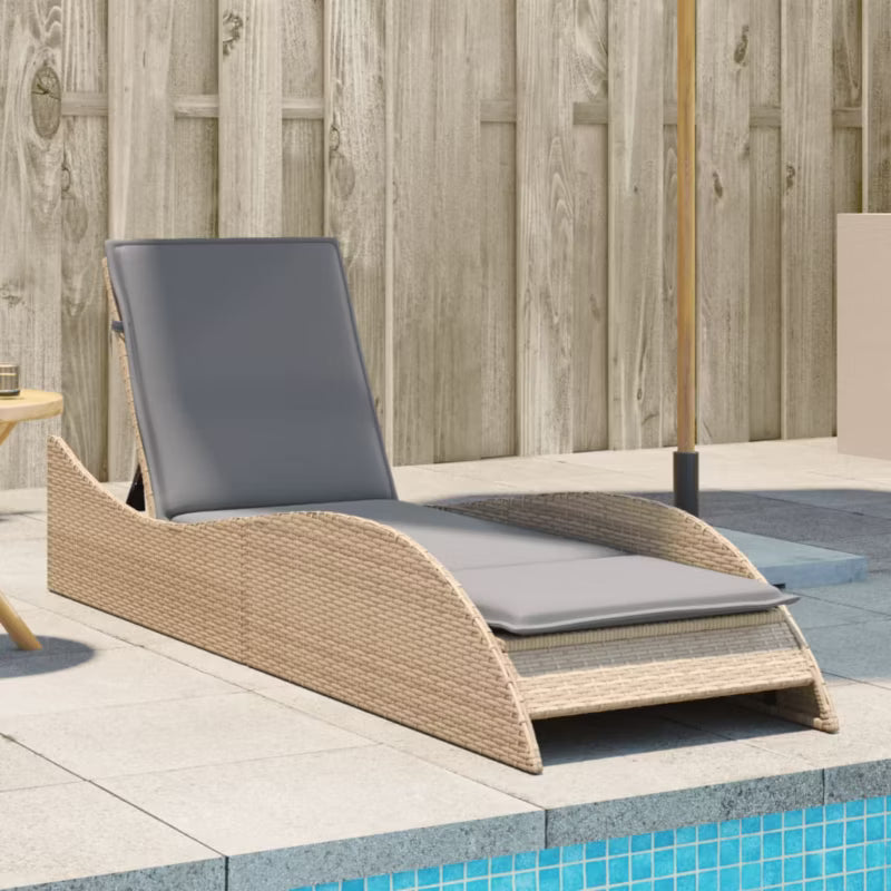 Solseng 60x205 cm Beige med Hynde