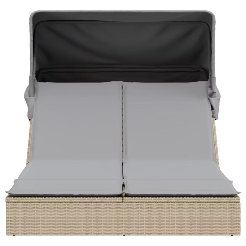 Solseng Dobbelt 108x236 cm Beige med Baldakin