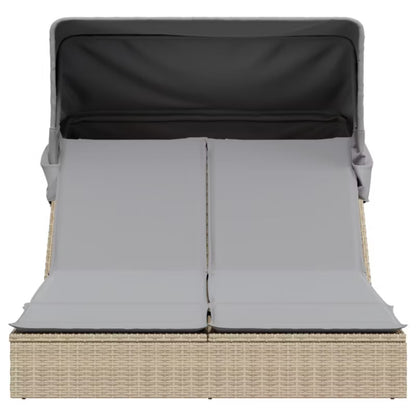 Solseng Dobbelt 108x236 cm Beige med Baldakin