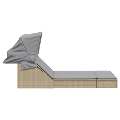 Solseng Dobbelt 108x236 cm Beige med Baldakin