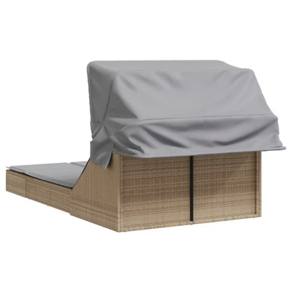 Solseng Dobbelt 108x236 cm Beige med Baldakin