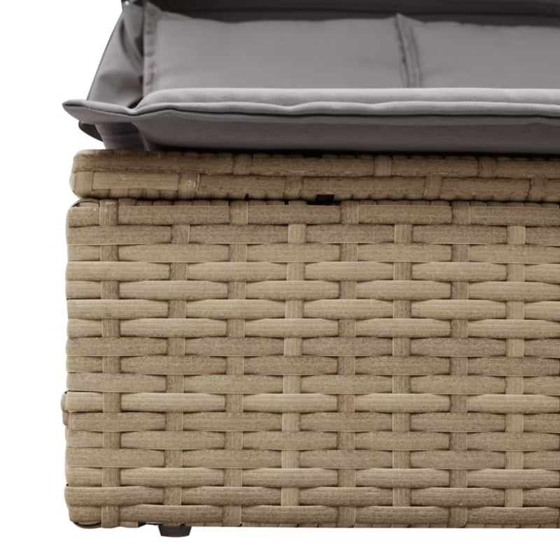 Solseng Dobbelt 108x236 cm Beige med Baldakin