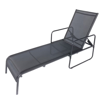 Solseng Krista 202x62 cm Sort 2 Stk