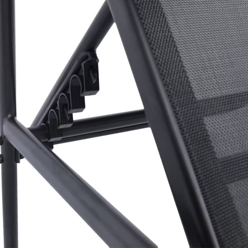 Solseng Krista 202x62 cm Sort 2 Stk