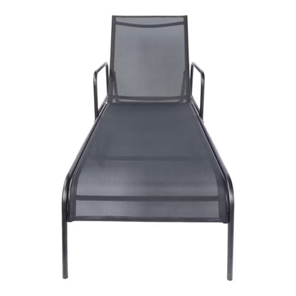 Solseng Krista 202x62 cm Sort 2 Stk