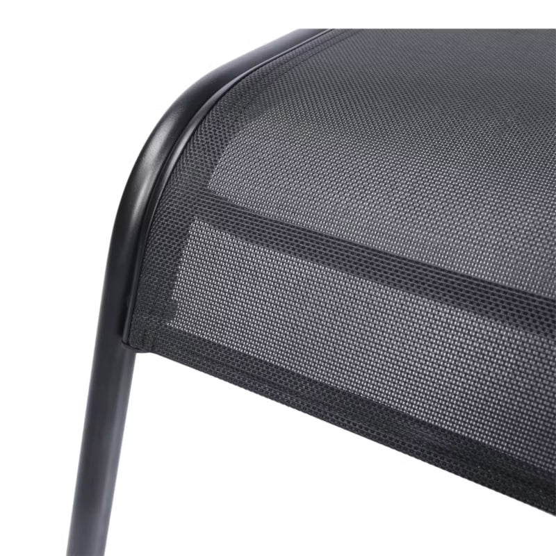 Solseng Krista 202x62 cm Sort 2 Stk