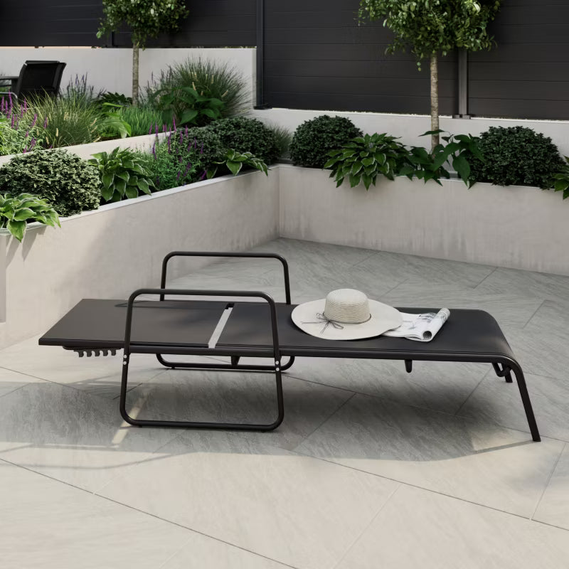 Solseng Krista 202x62 cm Sort 2 Stk