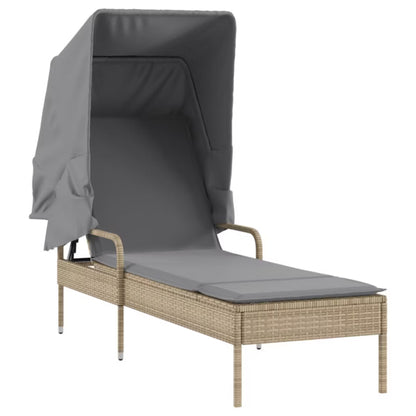Solseng med Baldakin 62x200 cm Beige