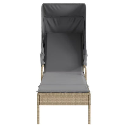 Solseng med Baldakin 62x200 cm Beige