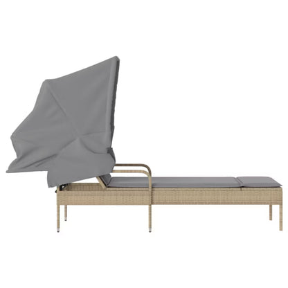 Solseng med Baldakin 62x200 cm Beige
