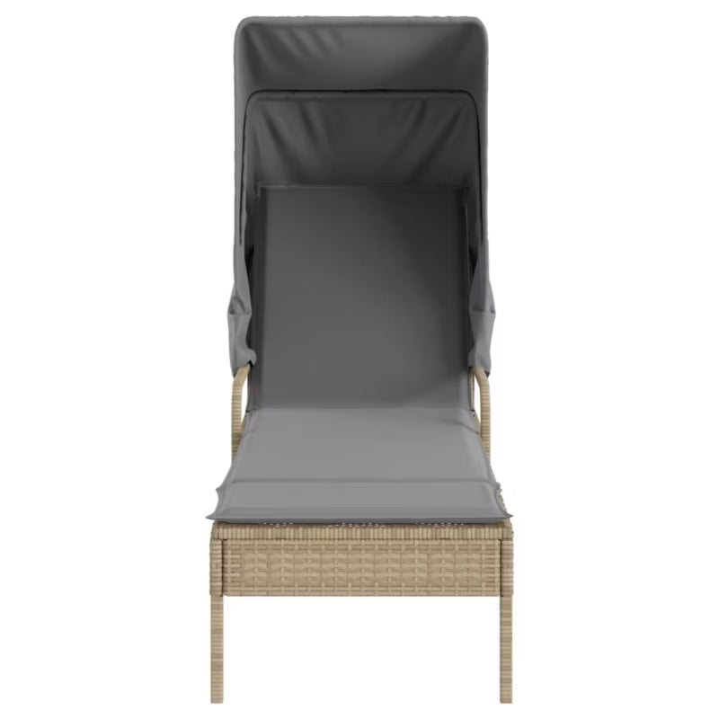 Solseng med Baldakin 62x200 cm Beige