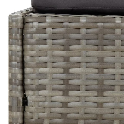 Solseng Poly outdoor Rattan 110x200 cm Grå