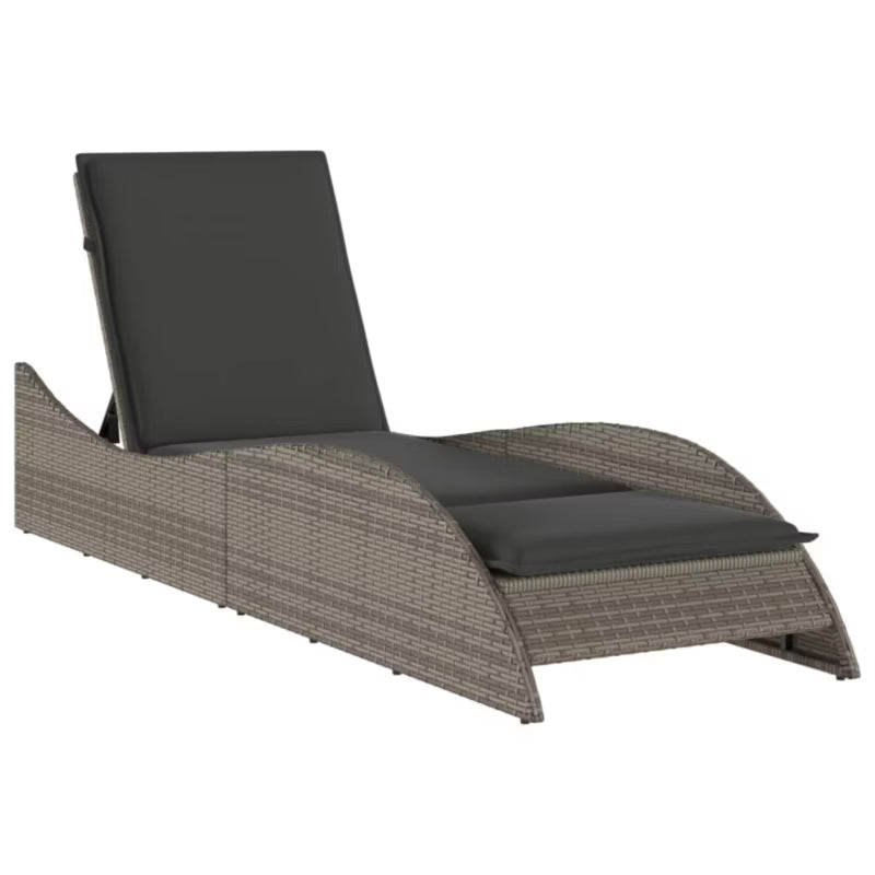 Solseng Poly outdoor Rattan 60x205 cm Grå
