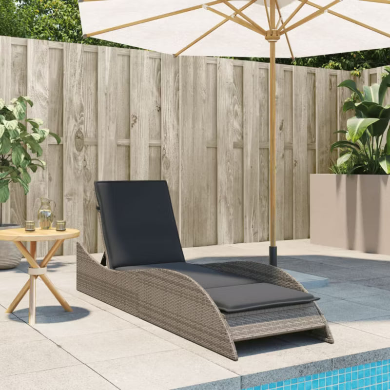 Solseng Poly outdoor Rattan 60x205 cm Grå