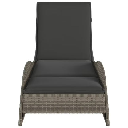 Solseng Poly outdoor Rattan 60x205 cm Grå