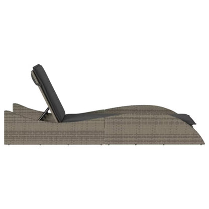 Solseng Poly outdoor Rattan 60x205 cm Grå