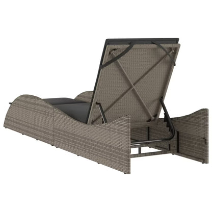 Solseng Poly outdoor Rattan 60x205 cm Grå