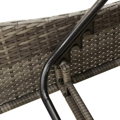 Solseng Poly outdoor Rattan 60x205 cm Grå