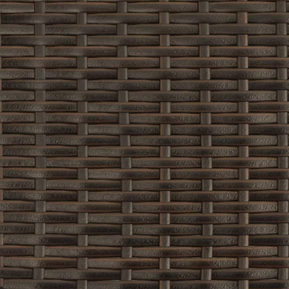 Solseng Poly outdoor Rattan 204x55 cm Brun