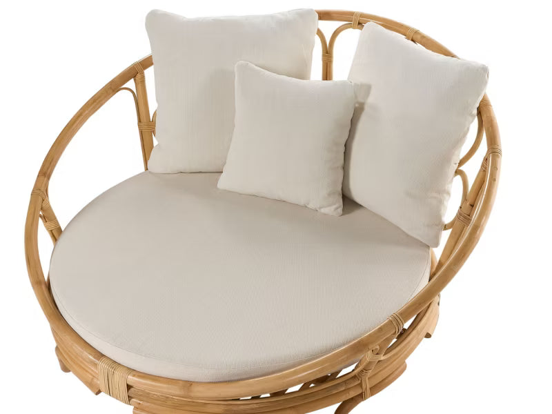 Solseng Rossano 112x110 cm Natur Rattan 2 Stk