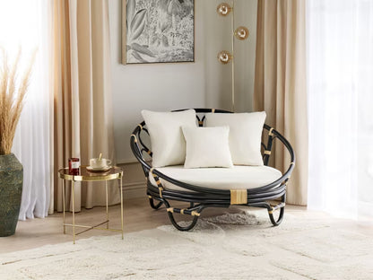 Solseng Rossano 112x110 cm Rattan Sort