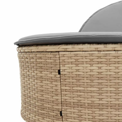 Solvogn Dobbelt 110x200 cm Beige med Hynder