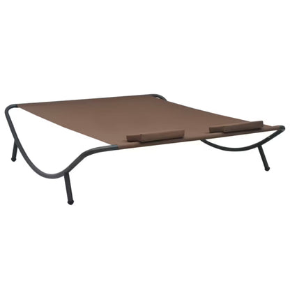 Solvogn Dobbelt 200x173 cm Brun med Hynder
