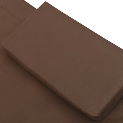 Solvogn Dobbelt 200x173 cm Brun med Hynder