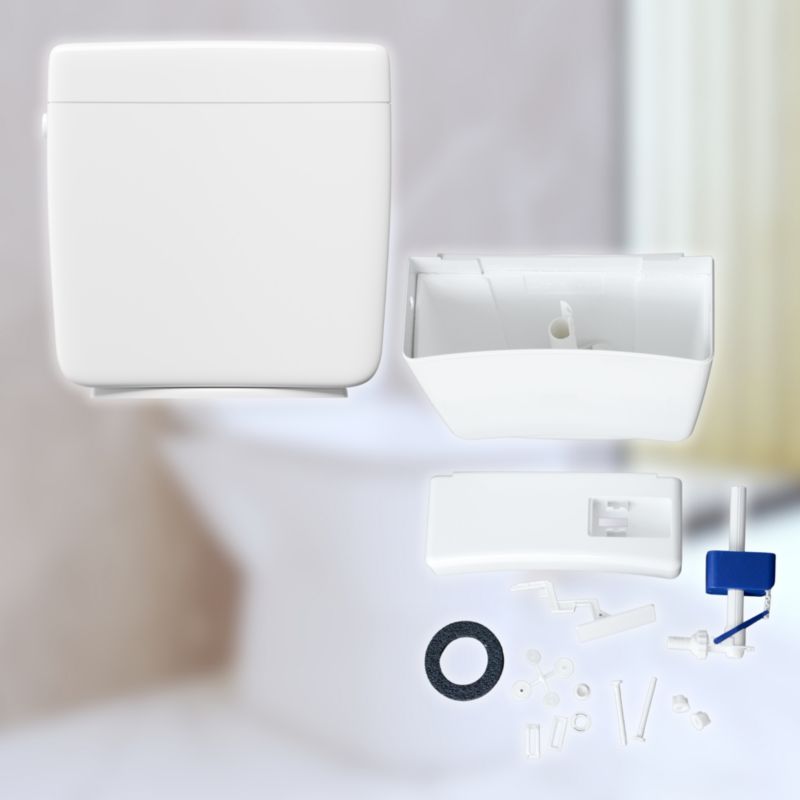 Dolnopłuk WC Stojący Hvid Start/Stop 35x35,5x12,5 cm 5905036631240